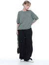 Women s LBRHK GN Linen Basic Round Half Knit Green - CHANCE'S NOI - BALAAN 3