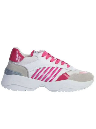 chunky D24 low top sneakers white pink - DSQUARED2 - BALAAN 1