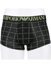 Men's Micro Trunk Briefs Black Green - EMPORIO ARMANI - BALAAN 3