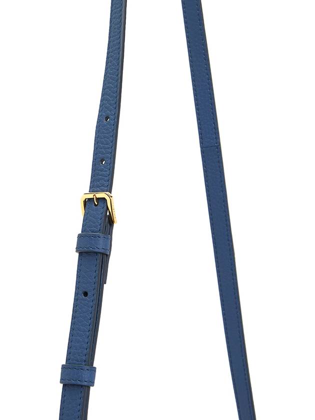 TB Grainy Leather Mini Cross Bag Blue - BURBERRY - BALAAN 10