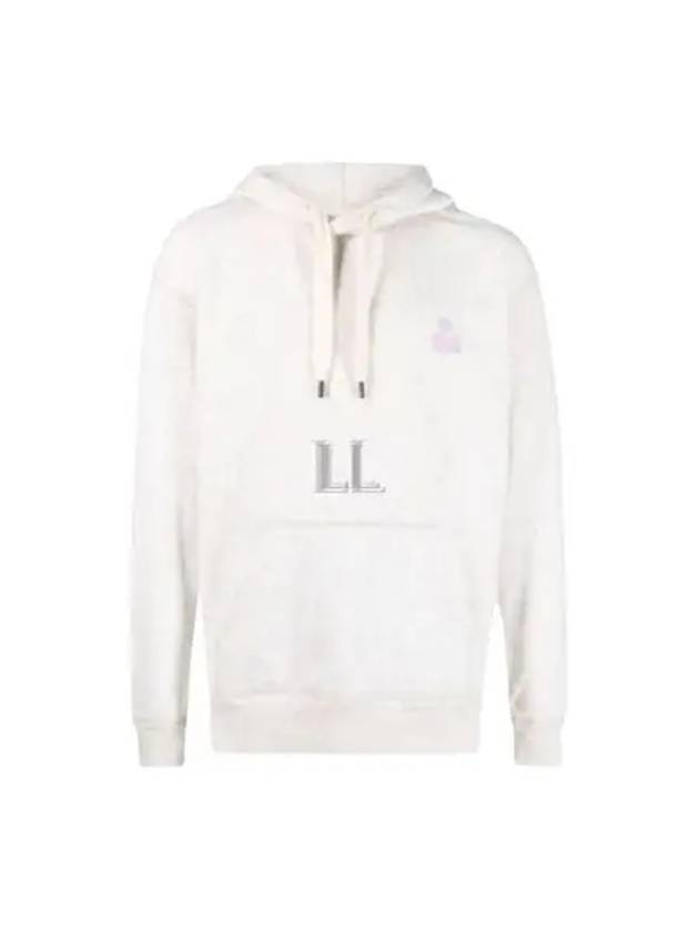 Matte Logo Print Hoodie Ecru - ISABEL MARANT - BALAAN 2