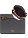 Classic Grain Leather Zipped Card Holder Charcoal - MULBERRY - BALAAN 2