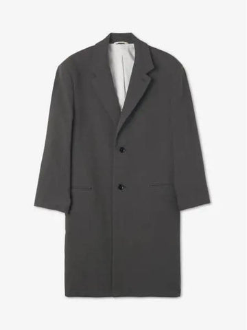 Single button coat ash black CO185LF842BK98 - LEMAIRE - BALAAN 1