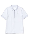 Women's Golf Performance Ultra Dry Short Sleeve Polo Shirt White - LACOSTE - BALAAN 1