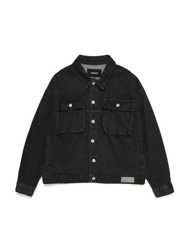 21 Denim Jacket Black - LIBERE - BALAAN 2