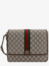 24 ss GG Supreme Fabric Leather Shoulder Strap WITH Iconic Web Band 761741FACJQ9741 B0650983044 - GUCCI - BALAAN 1