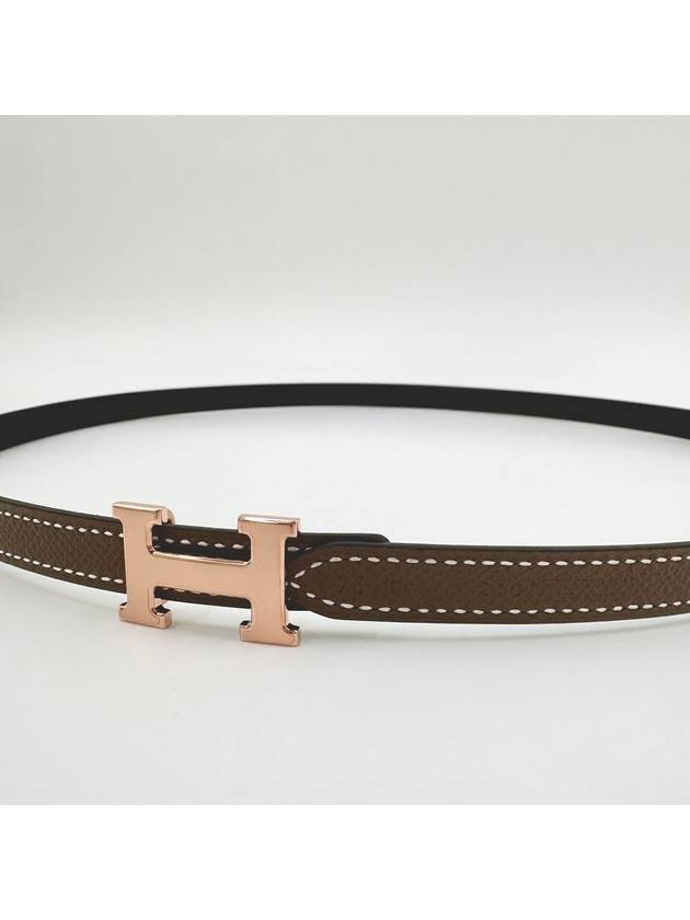 Focus Belt 13mm Women s Double Sided Reversible Leather Strap Etope H065538CABD - HERMES - BALAAN 2