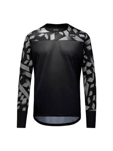 GOREWEAR Trail Daily Long Sleeve Jersey Shirt Black Rabbit Lab Gray Men s - GOGORR - BALAAN 1