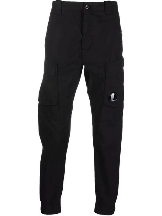 Lens Wappen 50 Philly Stretch Utility Pants Black - CP COMPANY - BALAAN 1