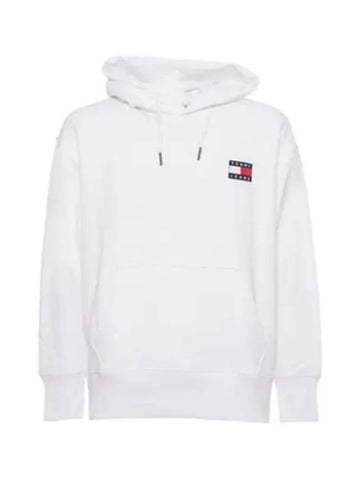 Tommy Jeans Logo Unisex Hooded T shirt White 271594 - TOMMY HILFIGER - BALAAN 1