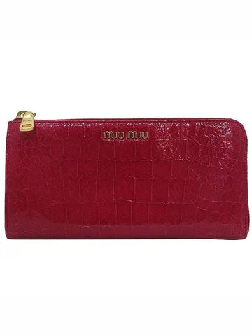 pink long wallet - MIU MIU - BALAAN 1