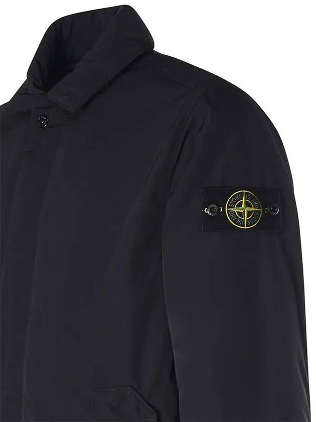 Micro Twill Single Coat Black - STONE ISLAND - BALAAN 4