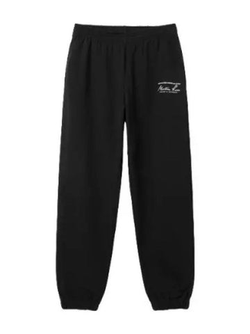 slim leg track pants black - MARTINE ROSE - BALAAN 1