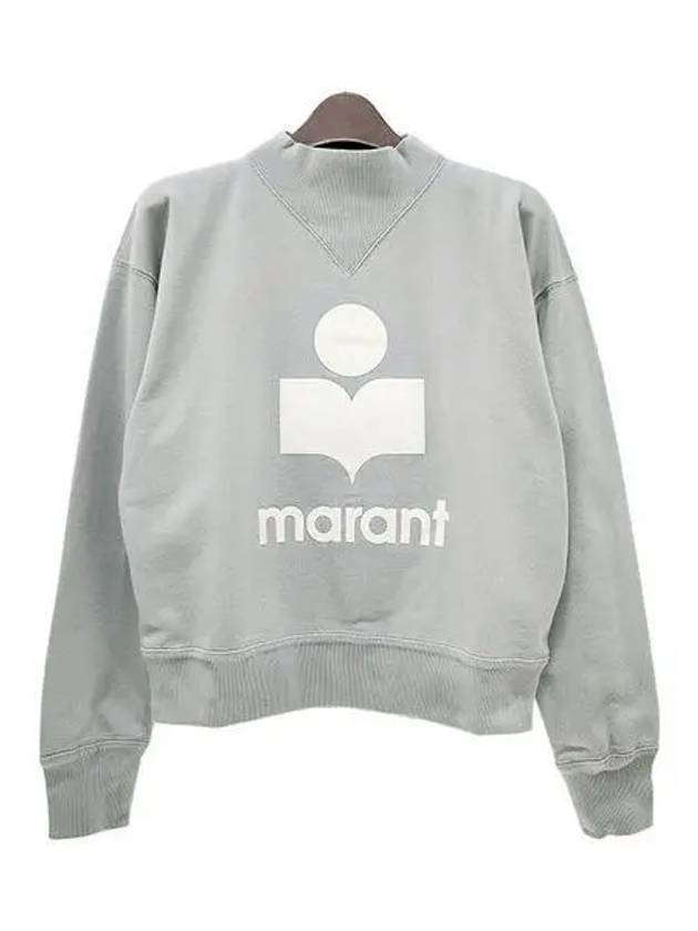 Etoile MOBY logo high neck sweatshirt blue 1094548 - ISABEL MARANT - BALAAN 1