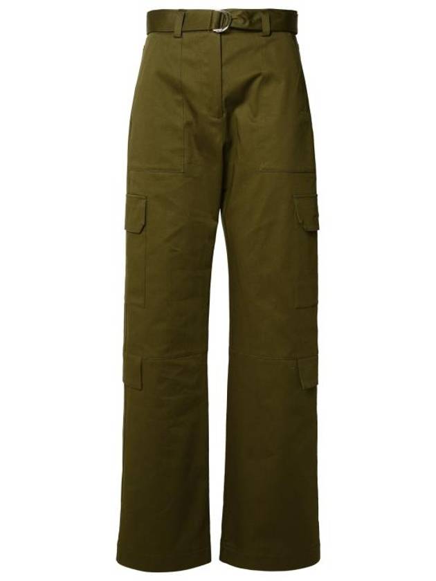 Straight Pants 3641MDP09X 24710537 Green - MSGM - BALAAN 1