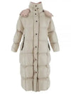 Women's Parnaiba Long Down Padding Beige - MONCLER - BALAAN 2