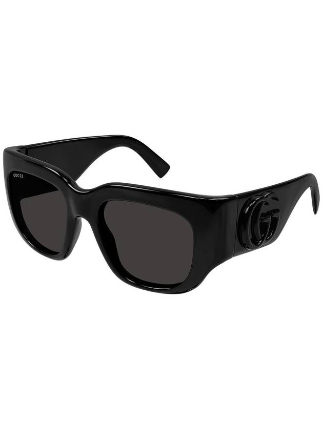 Eyewear Square Frame Acetate Sunglasses Black - GUCCI - BALAAN 3