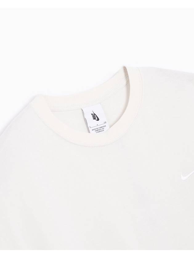 Solo Swoosh Short Sleeve T-shirt White - NIKE - BALAAN 3