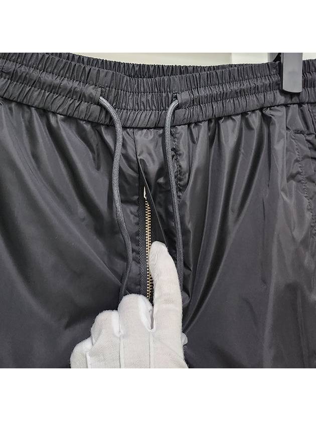 Drawstring Waistband Nylon Track Pants Black - JUUN.J - BALAAN 6