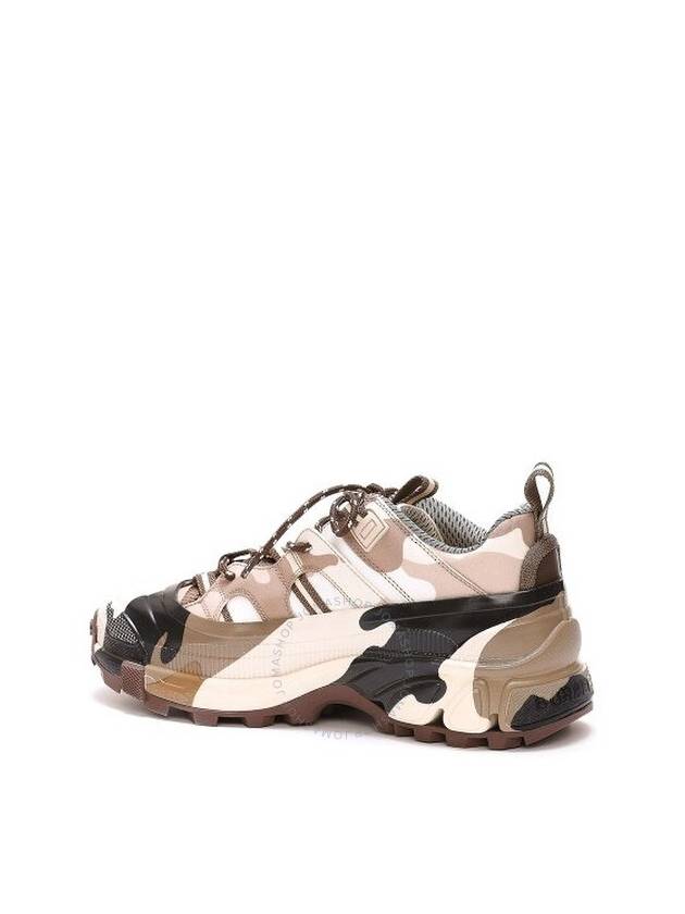 Burberry Arthur Camouflage Print Grip Strap Nylon Low Top Sneakers Brand Size 41 US Size 8 - BURBERRY - BALAAN 3