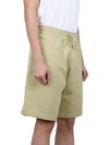 Bold Fox Head Patch Oversized Jog Shorts Mustard Green - MAISON KITSUNE - BALAAN 4