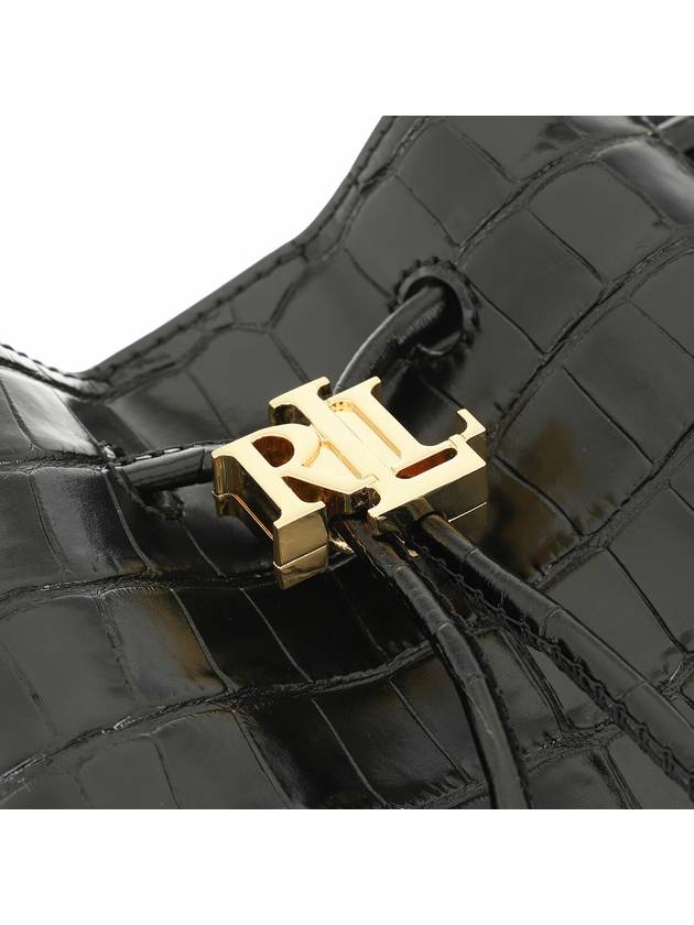 POLO EMBOSSED MEDIUM ANDIE DRAWSTRING BAG - RALPH LAUREN - BALAAN 5