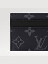 Monogram Eclipse Double Card Wallet Black - LOUIS VUITTON - BALAAN 4