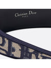 Oblique Canvas Hairband Navy - DIOR - BALAAN 4