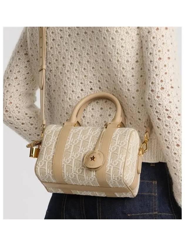 Groove 20 Oblique Jacquard Tote Bag Natural - DIOR - BALAAN 8