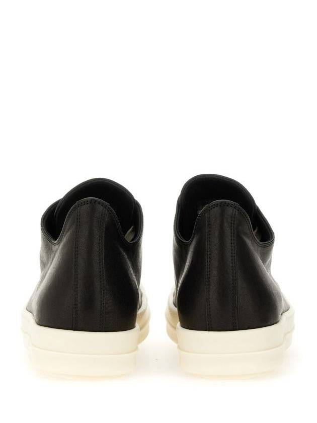 Rick Owens Leather Sneaker - RICK OWENS - BALAAN 3