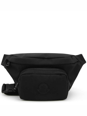 Durance Logo Patch Belt Bag Black - MONCLER - BALAAN 1