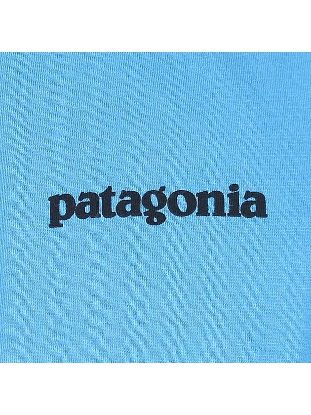 Mission Organic Short Sleeve T-Shirt Blue - PATAGONIA - BALAAN 7