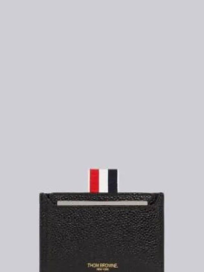 Pebble Grain Leather Mirror Case Black - THOM BROWNE - BALAAN 2