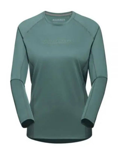 Selun FL Logo Long Sleeve T-shirt Dark Green - MAMMUT - BALAAN 2