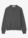 Wool Cardigan Medium Grey - COMME DES GARCONS PLAY - BALAAN 2