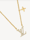 LV Iconic Crystal Necklace Gold - LOUIS VUITTON - BALAAN 4