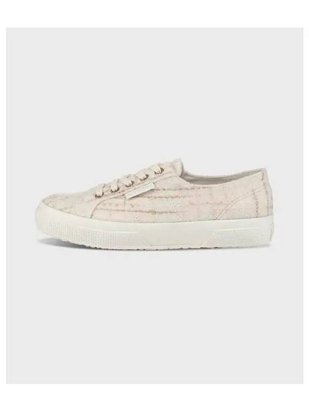 Superga 2750 wool tartan white pink - SUPERGA - BALAAN 1