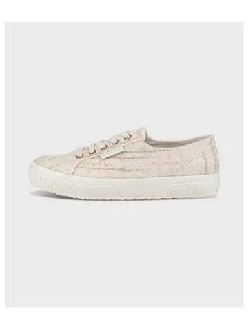 Superga 2750 wool tartan white pink - SUPERGA - BALAAN 1