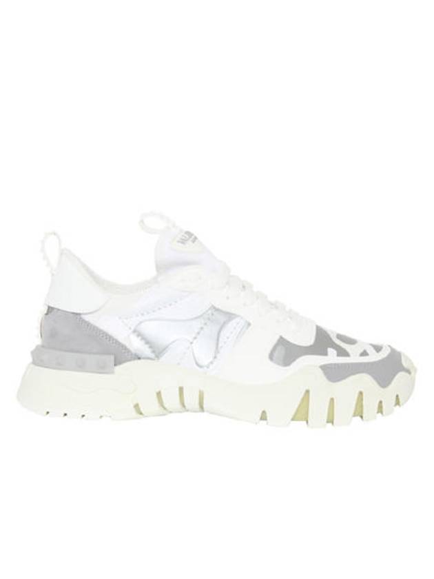 Camo Rockrunner low top sneakers white - VALENTINO - BALAAN 4