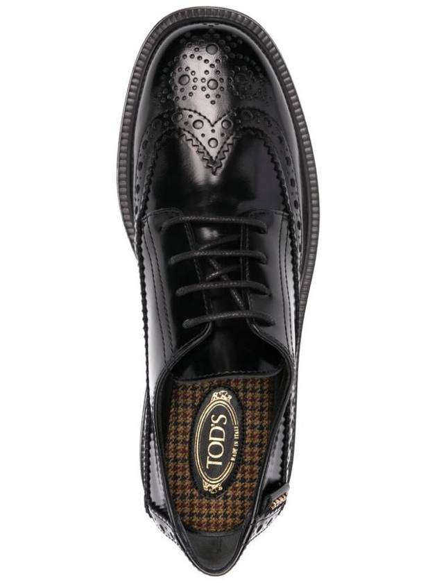 Tod'S Brogue Lace-Up Logo Tag Shoes - TOD'S - BALAAN 4