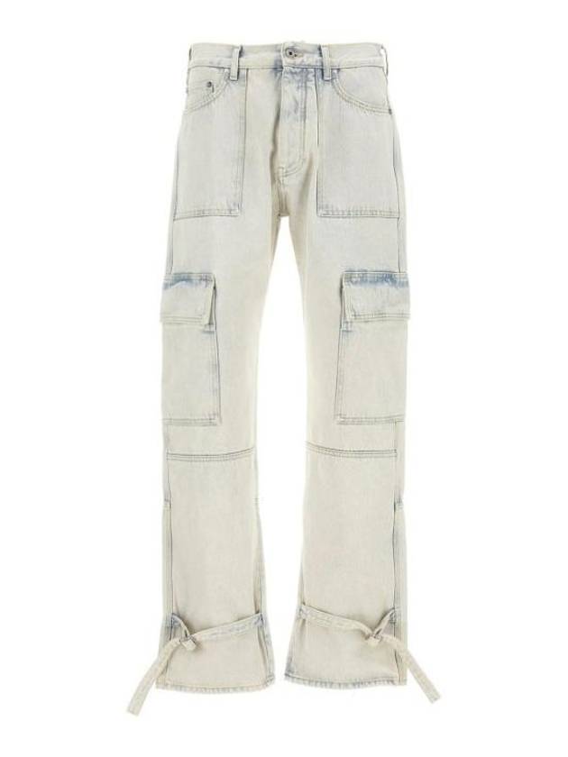 Graffiti Wide Jeans Light Blue - OFF WHITE - BALAAN 2