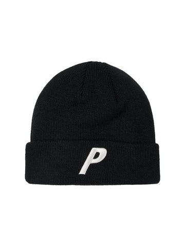 3D P Beanie Black 3D P Beanie Black - PALACE - BALAAN 1