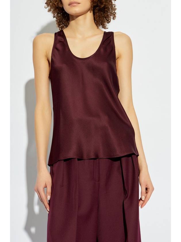 Anine Bing Lea Tank Top, Women's, Burgundy - ANINE BING - BALAAN 3