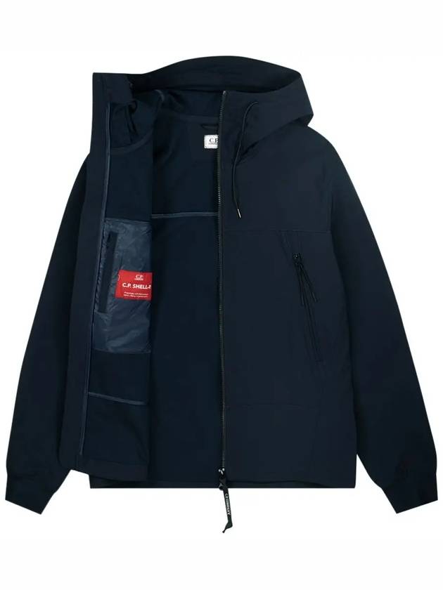 Men's Goggles Hooded Jacket Navy - CP COMPANY - BALAAN 5