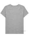 VPC Navy Logo Cotton Short Sleeve T-Shirt Grey - A.P.C. - BALAAN 3