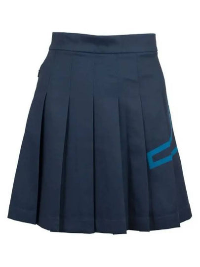 Women's Naomi Golf Pleated Skirt Navy - J.LINDEBERG - BALAAN 2