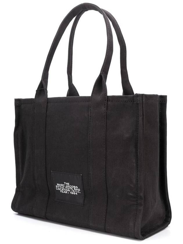 Signature Logo Tote Bag Black - MARC JACOBS - BALAAN 3