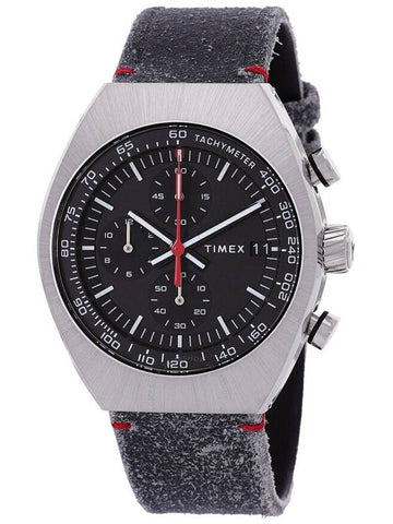 Timex Legacy Tonneau Chronograph Quartz Black Dial Men's Watch TW2W50000 - TIMEX - BALAAN 1