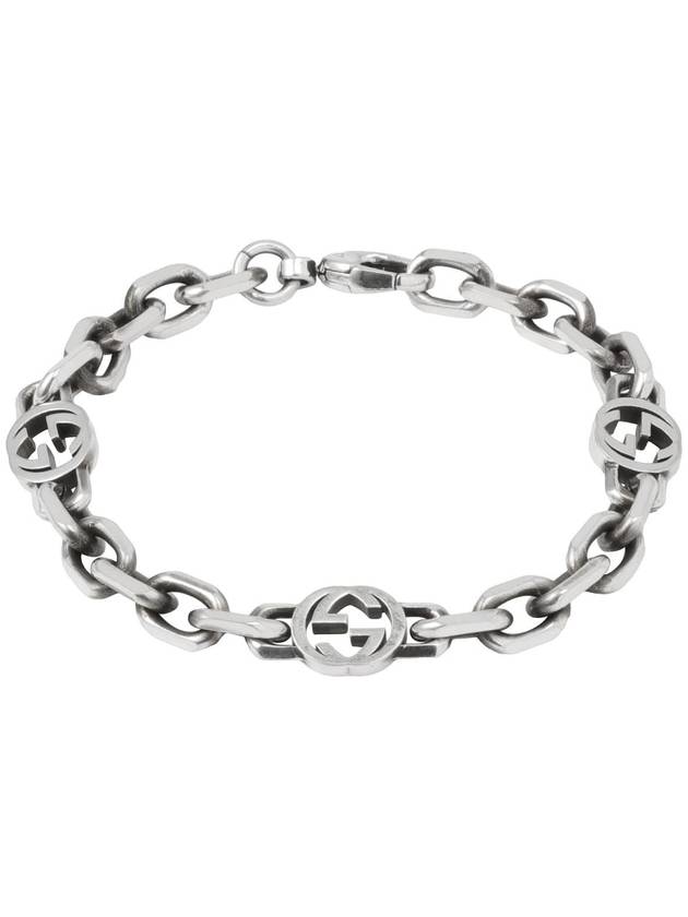 Interlocking G Chain Bracelet Silver - GUCCI - BALAAN 2