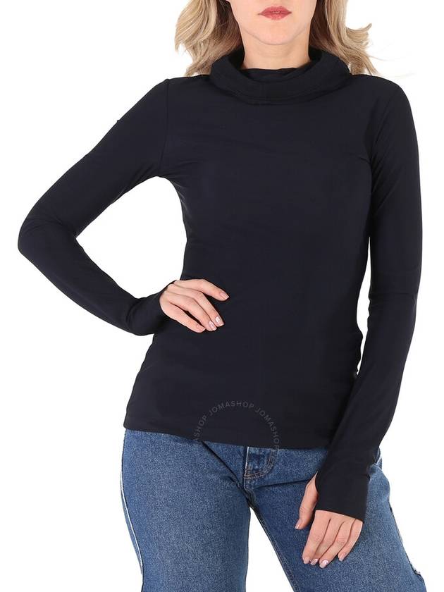 Burberry Ladies Black Stretch Jersey Turtleneck, Size X-Small - BURBERRY - BALAAN 1